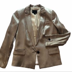 Banana Republic Monogtam silver jacket
